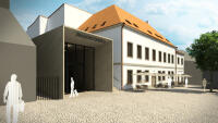 DCLNově budou návštěvníci přicházet za zážitky z ulice Panská. Vizualizace studia Adam Rujbr Architects s. r. o.
